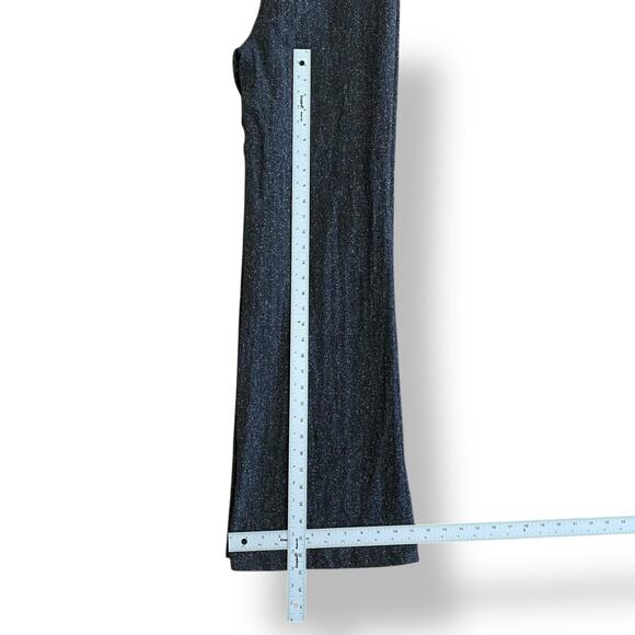 Grayson Wool Silk Wide-Leg Pants Women’s‎ 6 Black Speckled High Waist Office - Picture 6 of 11